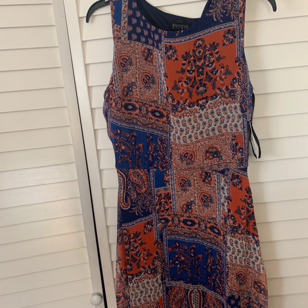 Bandanna Print Dress